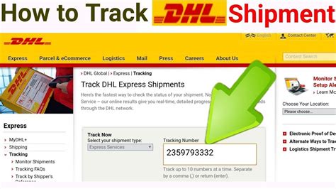 How to track DHL shipment | DHL tracking | How to check location online dhl order | Youtube ...