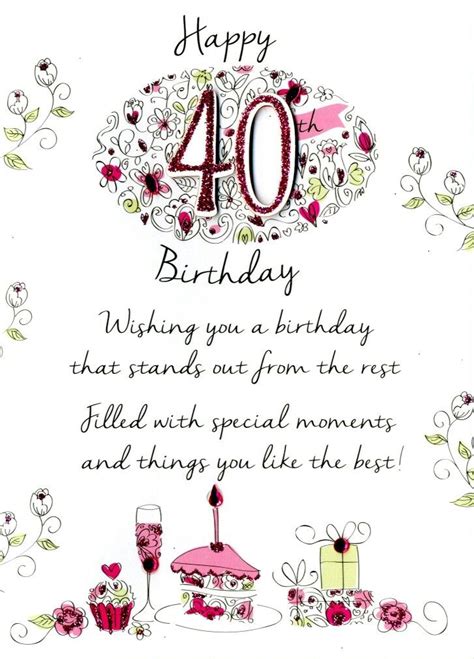 Pin by Irene on Advice | 40th birthday images, 40th birthday wishes ...