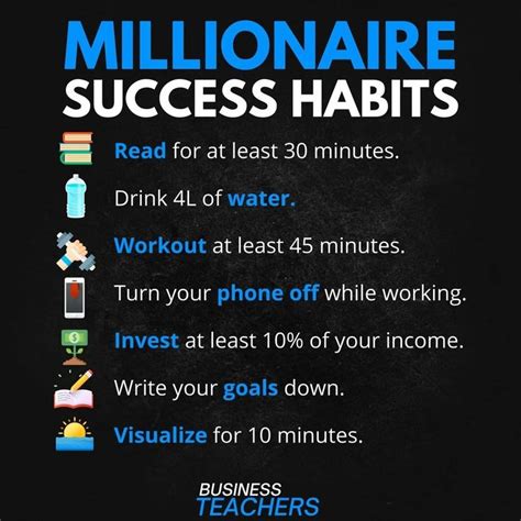 Millionaire success habits in 2021 | Millionaire success habits ...