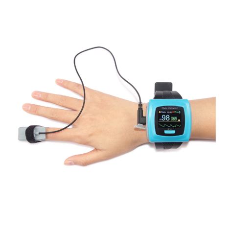 CONTEC Pulse Oximeter CMS50F wrist wearable, colour - oxyaider