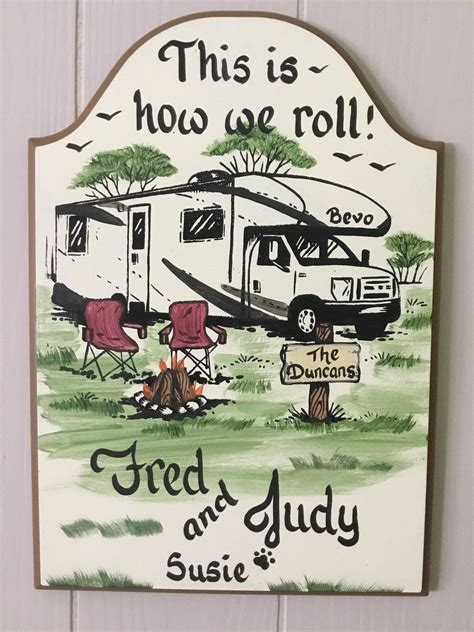 PERSONALIZED RV Signsrv Signscamping Giftscamping - Etsy | Camping signs, Rv signs, Campsite signs