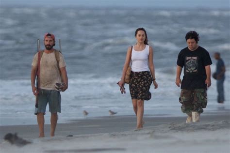 DAKOTA JOHNSON and Shia Labeouf on the Set of The Peanut Butter Falcon ...