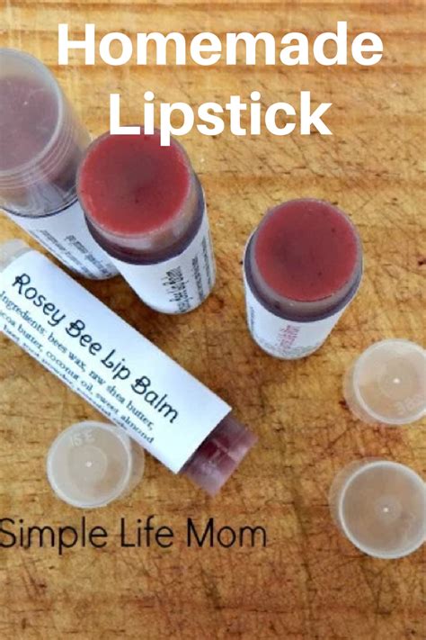 How to Make Homemade Lipstick - Simple Life Mom