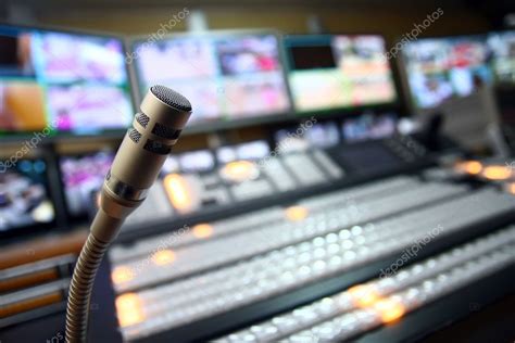 TV studio microphone — Stock Photo © emashurov #5164949