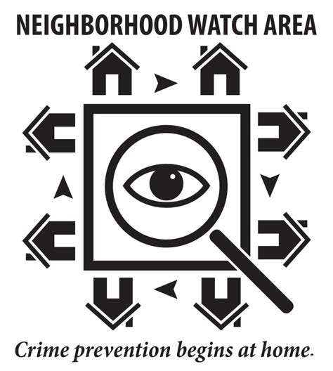 Clipart - Neighborhood Watch Area