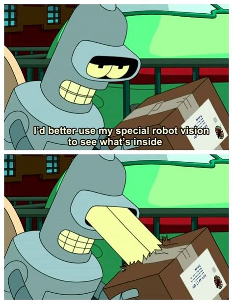 Bender (Futurama) | Futurama, Funny images, Funny jokes