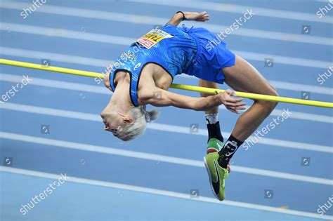 Gianmarco Tamberi Italy Action During Mens Editorial Stock Photo ...