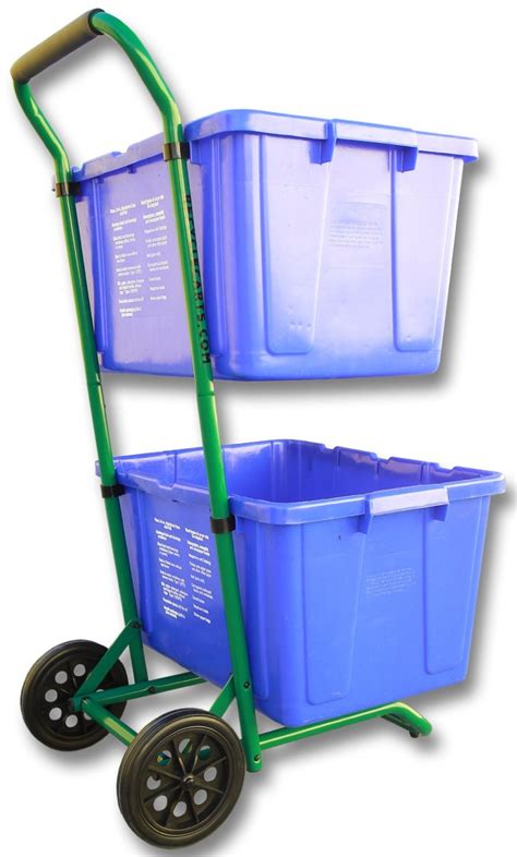 Recycle Cart Bins Trash Recycling Container Wheeled Residential Garden Outdoor | eBay