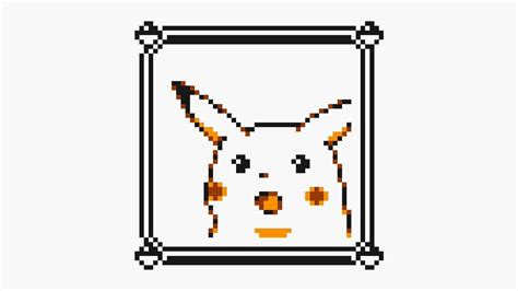 Surprised Pikachu looks even better as a pixelated meme | Pokemon banner, Pixel art, Pokemon