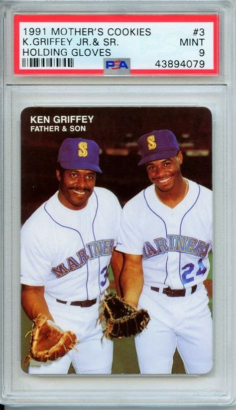 Auction Prices Realized Baseball Cards 1991 Mother's Cookies Ken Griffey Jr. K.Griffey Jr.& Sr ...