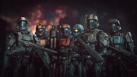 Completed Alpha-Nine ODST squad from Halo : r/ArticulatedPlastic