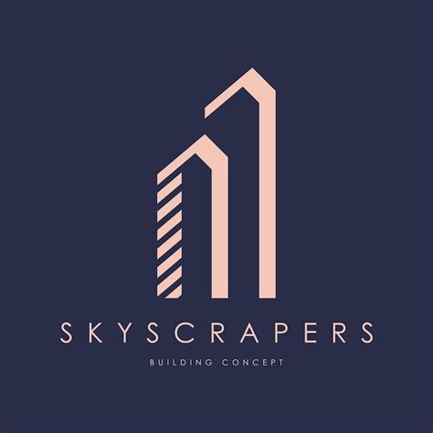 Premium Vector | Skyscraper logo design concept vector