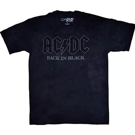 AC/DC Back in Black T-Shirt | Guitar Center