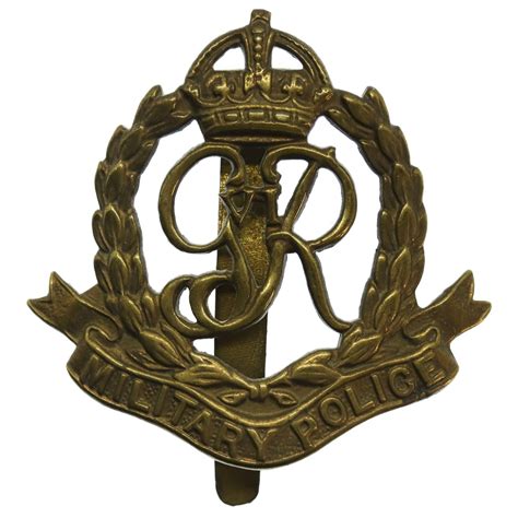 George VI Corps of Military Police Cap Badge