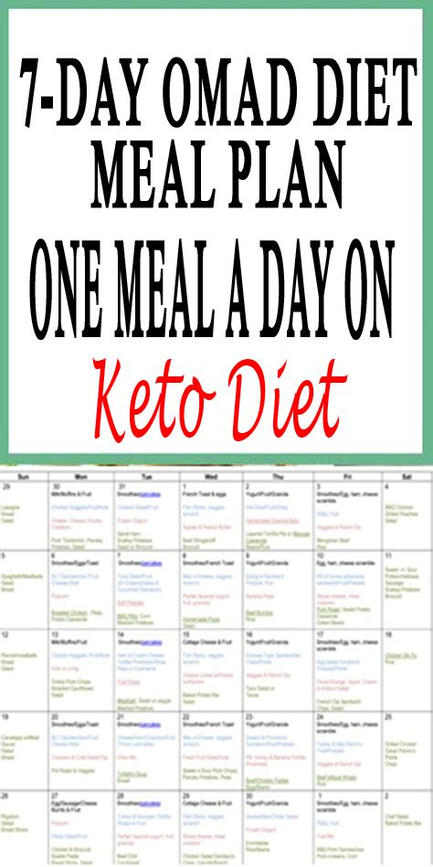 7 day omad diet meal plan keto diet | Upgraded Health