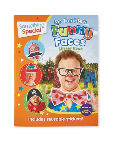 Mr Tumble's Funny Faces Sticker Book - ALDI UK