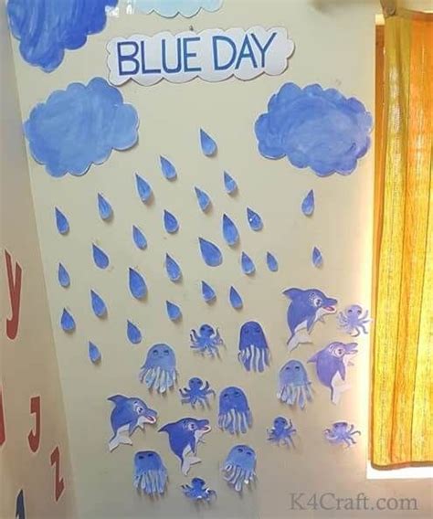 Blue Day Craft Ideas & Activities for Preschool Kids • K4 Craft ...