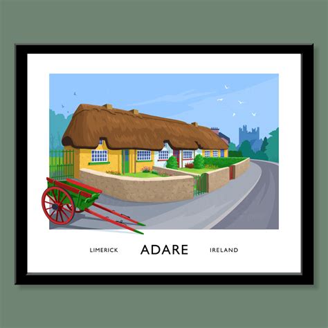 ADARE – Thatched Cottages – JAMES KELLY ART