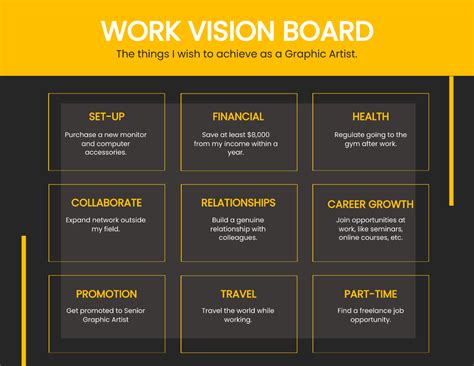 Work Vision Board Template - Edit Online & Download Example | Template.net