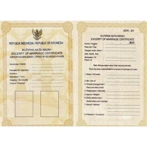 Buku Nikah Template - 54+ Koleksi Gambar