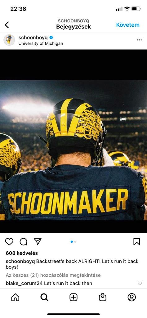 Michigan TE Luke Schoonmaker announces he'll be back next season. : r/MichiganWolverines