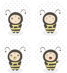 Baby Bee Vector Images (over 4,500)