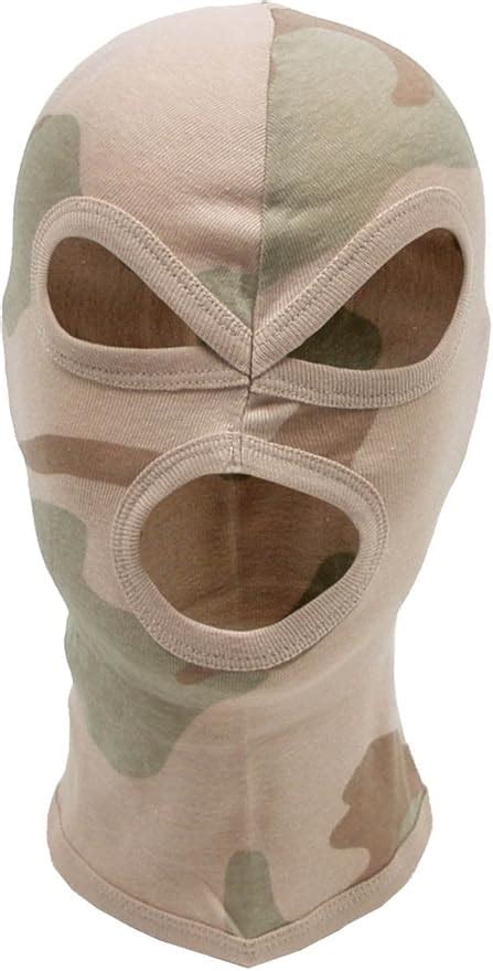 3 HOLE LIGHTWEIGHT BALACLAVA PAINTBALL DESERT CAMO: Amazon.co.uk: Clothing