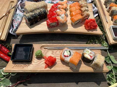 Sushi set Serving Plate Sushi Tray Sushi Board Sushi | Etsy