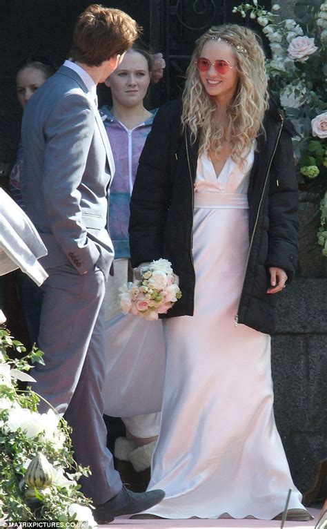 Going to the chapel! Lily Collins and Jamie Winstone are guests at Suki Waterhouse's wedding on ...