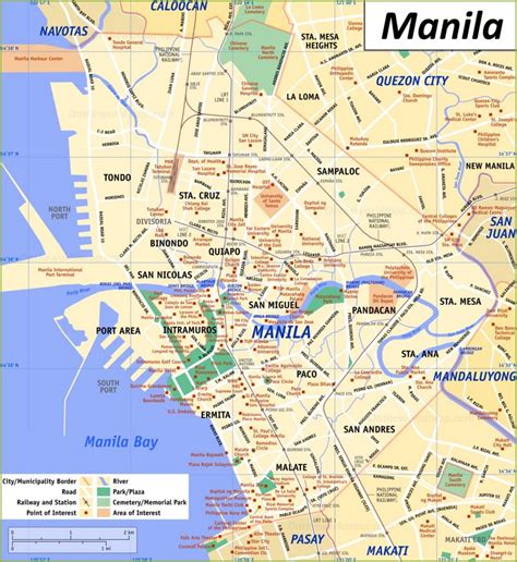 Manila Map | Philippines | Detailed Maps of Manila