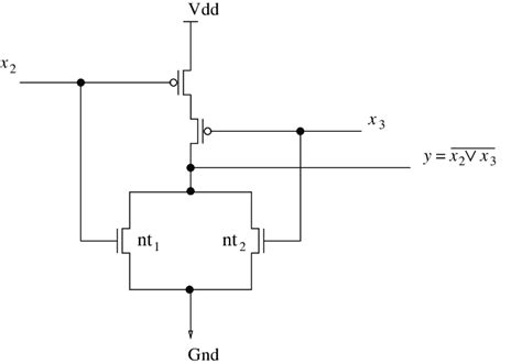 Circuit Diagram Of 2 Input Cmos Nor Gates Only - Wiring View and Schematics Diagram