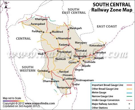 The South Central Railway (SCR) was first established on 2nd October 1966. Its headquarters is ...