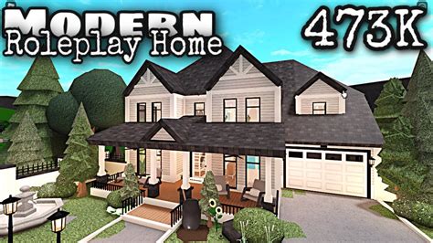 Modern Roleplay Home Tour - Roblox Bloxburg - YouTube