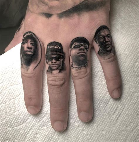 Rapper Fingers https://tattoo-ideas.com/rapper-fingers/ | Gangster tattoos, Hop tattoo, Hand tattoos