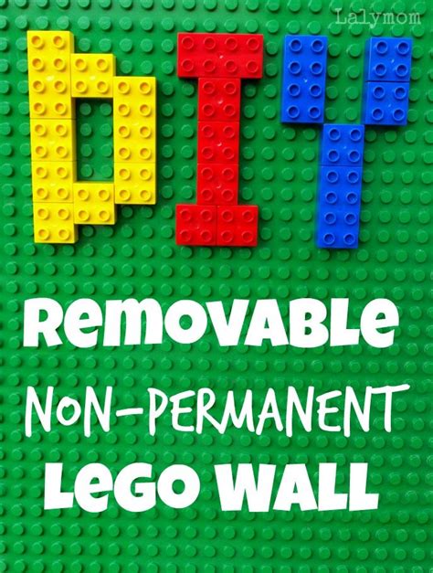 Easy DIY LEGO Walls - No Caulk or Glue Needed