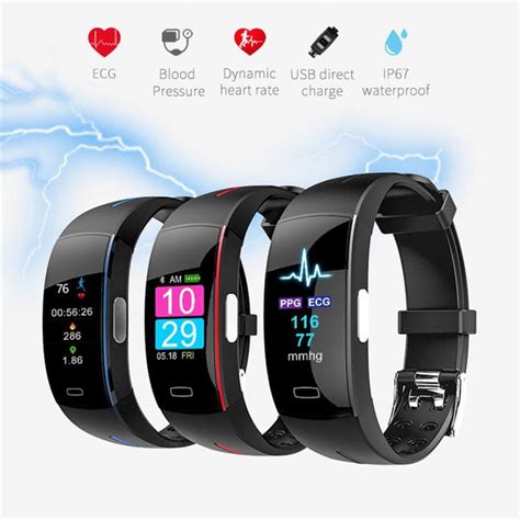 New Blood Pressure Smart Band Heart Rate Bracelet Fitness Tracker Watc