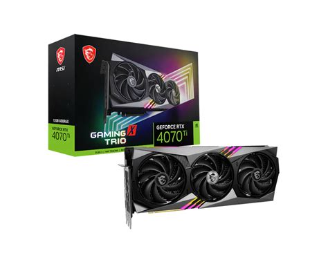 MSI GeForce RTX™ 4070 Ti GAMING X TRIO 12G