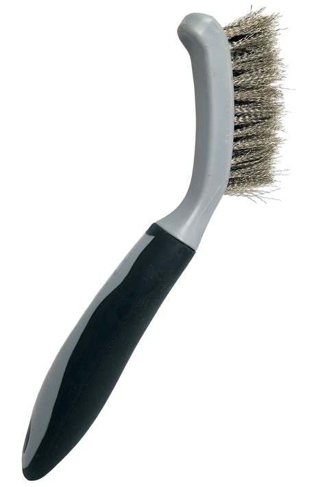 Wire Bristle Scrub Brush - Clean Grout, Grills, Machinery and More