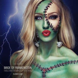 Bride of Frankenstein - SFX Makeup Tutorial | Halloween costumes makeup, Frankenstein makeup ...