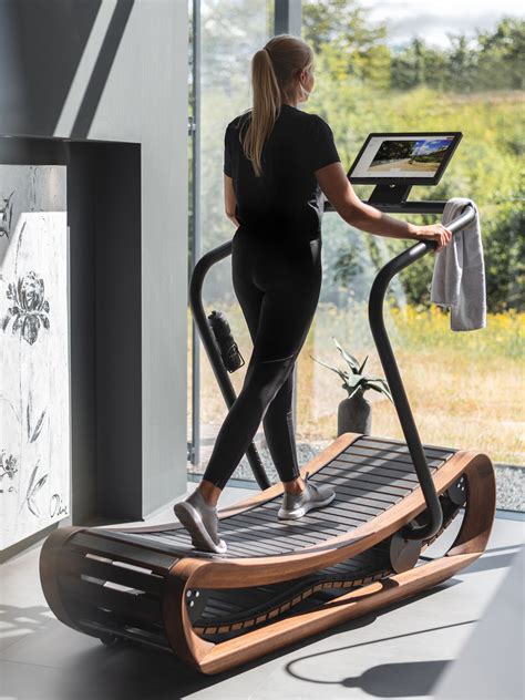 NOHrD Sprintbok Curved Manual Treadmill, Walnut | Treadmill, Effective ...