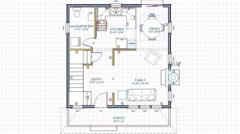 Small Cabin Floor Plans 24x24 - Flooring Ideas