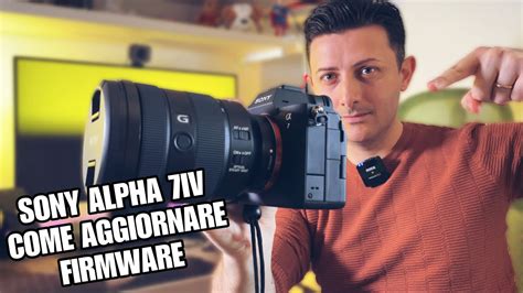Sony Alpha 7 IV - Come aggiornare il firmware - YouTube