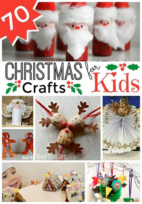 Easy Christmas Crafts for Kids - Red Ted Art - Kids Crafts