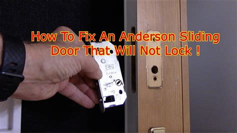 Anderson Sliding Door Lock Repair - YouTube