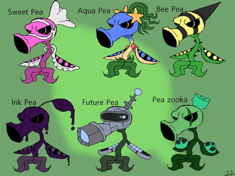 Peashooter Fan Variants by Autisticartist26 on DeviantArt