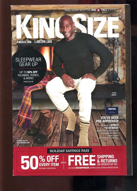KING SIZE Catalog 2021 Big & Tall Men's Fashion Catalog NEW on eBid United States | 203587417