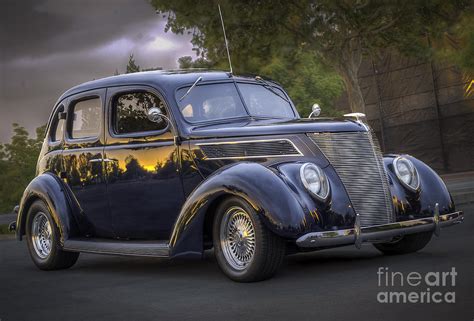 1937 Ford 4 Door Sedan Photograph by Pierre Miller - Pixels