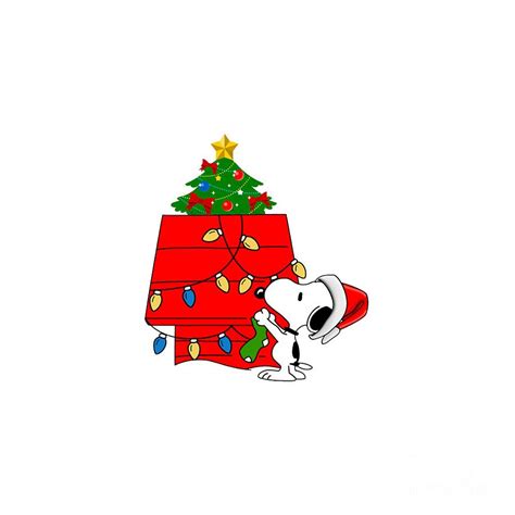 Snoopy Christmas Pikachu Drawing by Den Verano