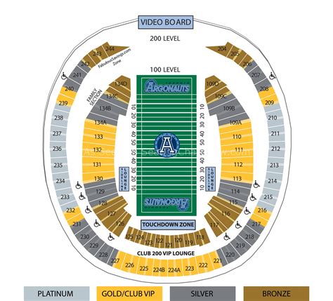 Rogers Centre, Toronto ON - Seating Chart View