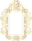 Decorative Gold Frame Border Clipart Image | Gallery Yopriceville - High-Quality Free Images and ...